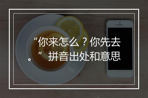 “你来怎么？你先去。”拼音出处和意思