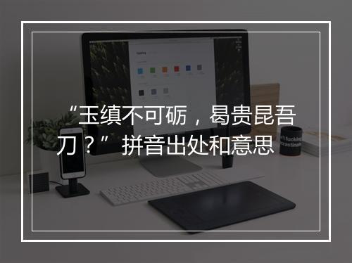 “玉缜不可砺，曷贵昆吾刀？”拼音出处和意思