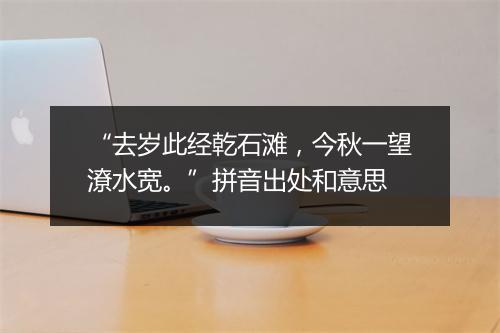 “去岁此经乾石滩，今秋一望潦水宽。”拼音出处和意思