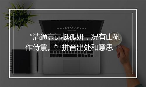 “清通高远挺孤妍，况有山矾作侍鬟。”拼音出处和意思