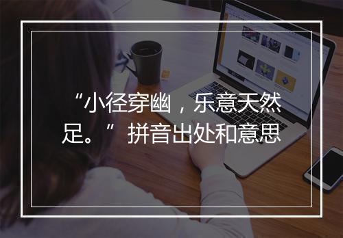 “小径穿幽，乐意天然足。”拼音出处和意思