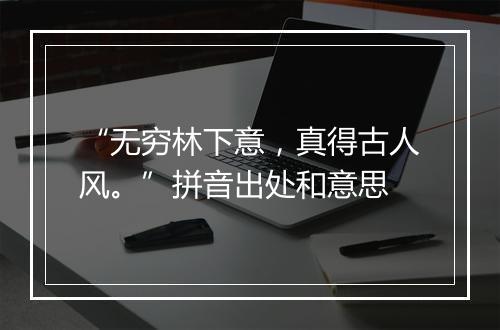 “无穷林下意，真得古人风。”拼音出处和意思